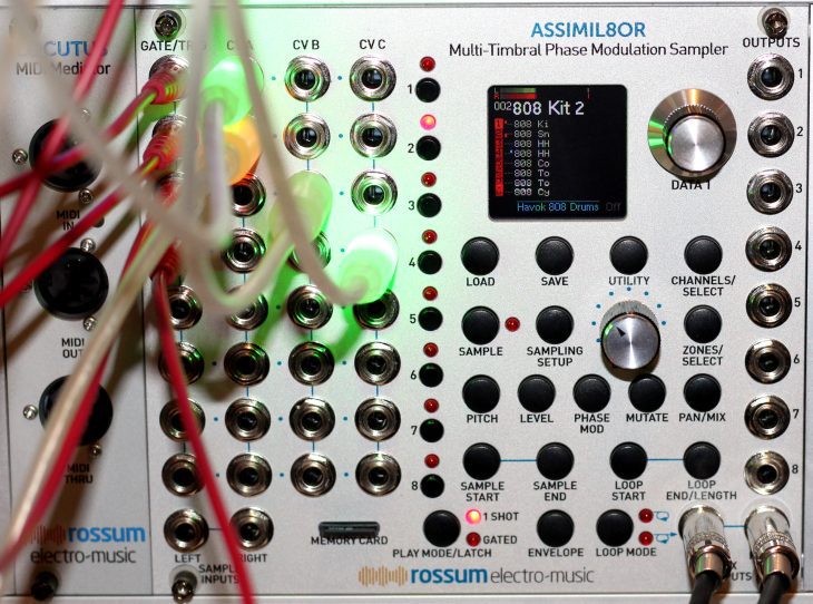 Rossum Electro-Music Userbild Assimil8or gepatcht im System