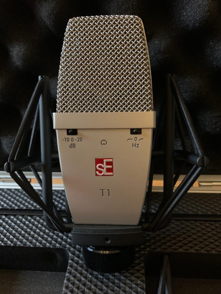 sE Electronics T1 Kondesnatormikrofon in Spinne