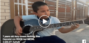 Talent: 7-Jähriger spielt Metallica