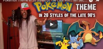 Fun: Pokémon Theme in 20 Styles