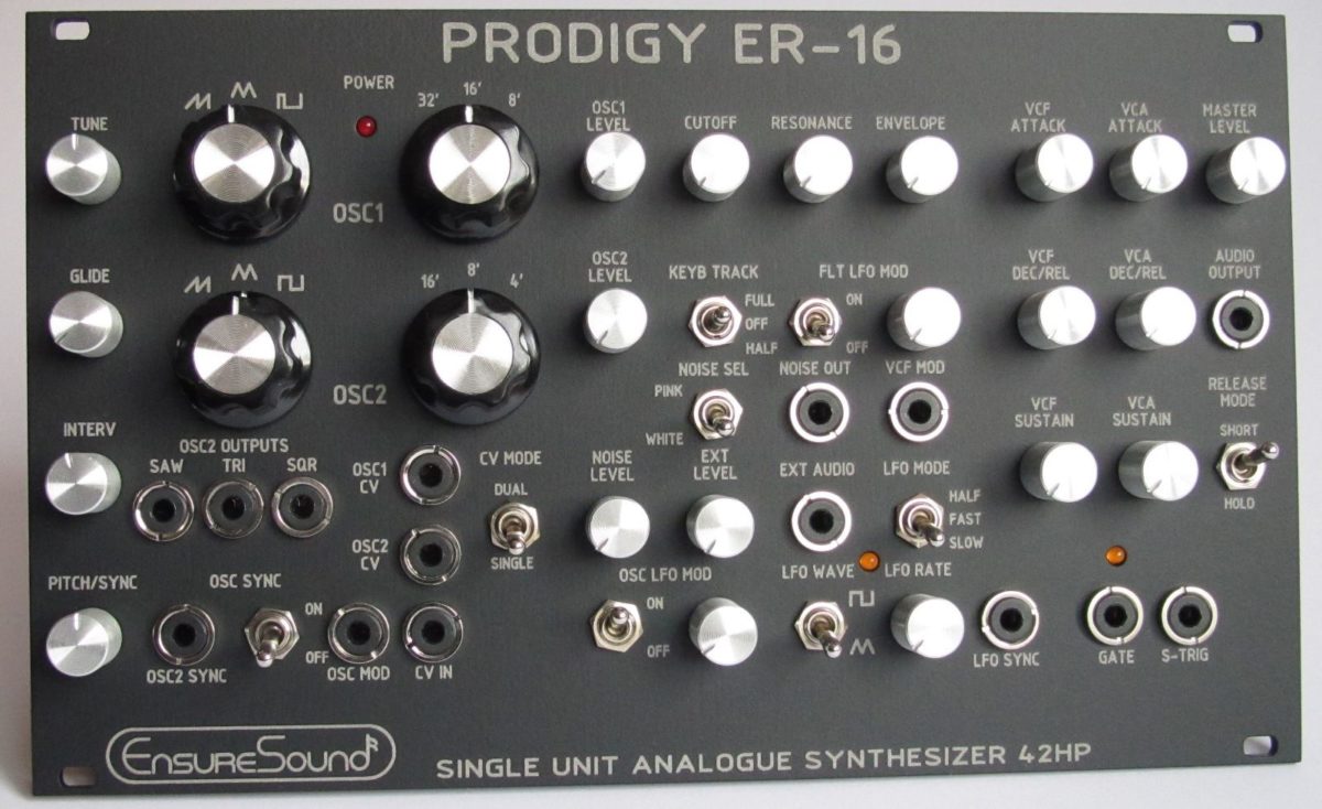 ensure sound prodigy er-16