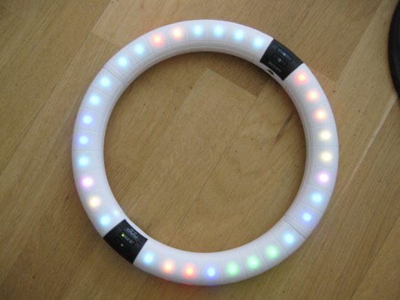 Jeder der 32 Ringe am Ring Controller ist mit LEDs ausgestattet